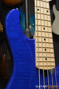 Lakland Skyline Series 55-02 Deluxe 5-String Bass (Trans Blue)