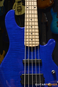 Lakland Skyline Series 55-02 Deluxe 5-String Bass (Trans Blue)