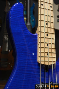 Lakland Skyline Series 55-02 Deluxe 5-String Bass (Trans Blue)