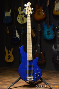 Lakland Skyline Series 55-02 Deluxe 5-String Bass (Trans Blue)