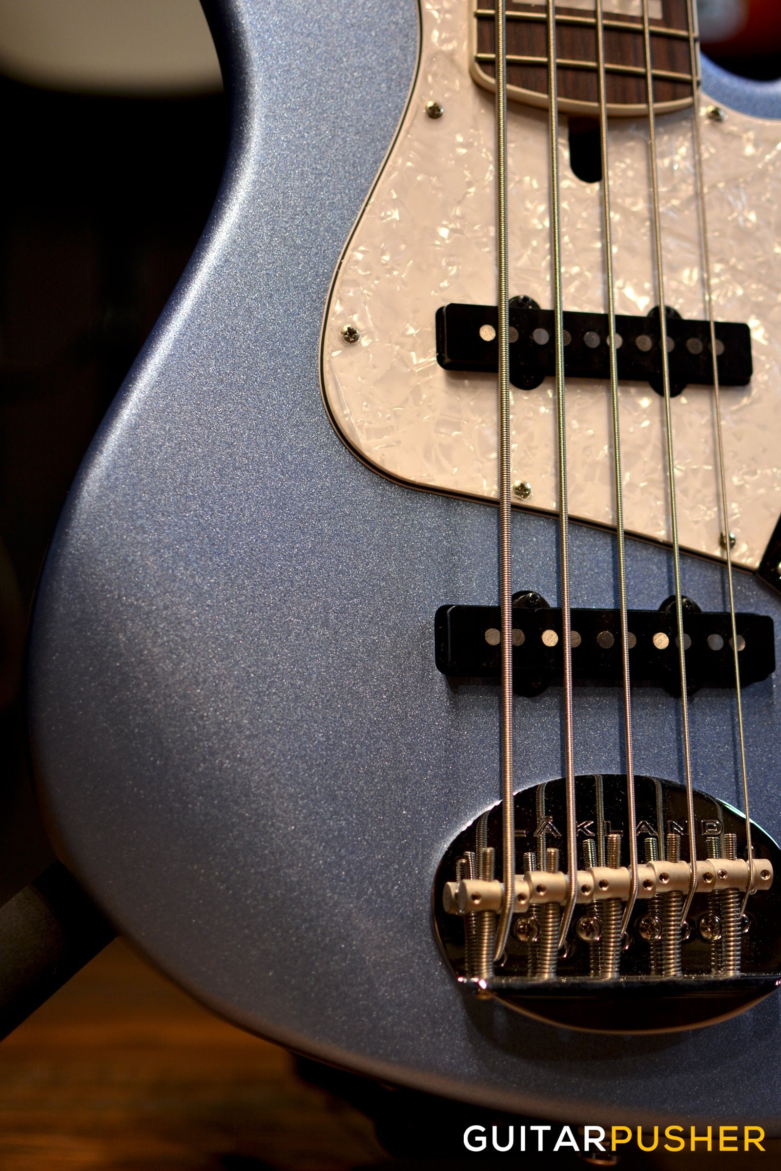 Lakland Skyline Series 55-60 "Vintage J" Custom 5-String JB Bass (Lake Placid Blue)