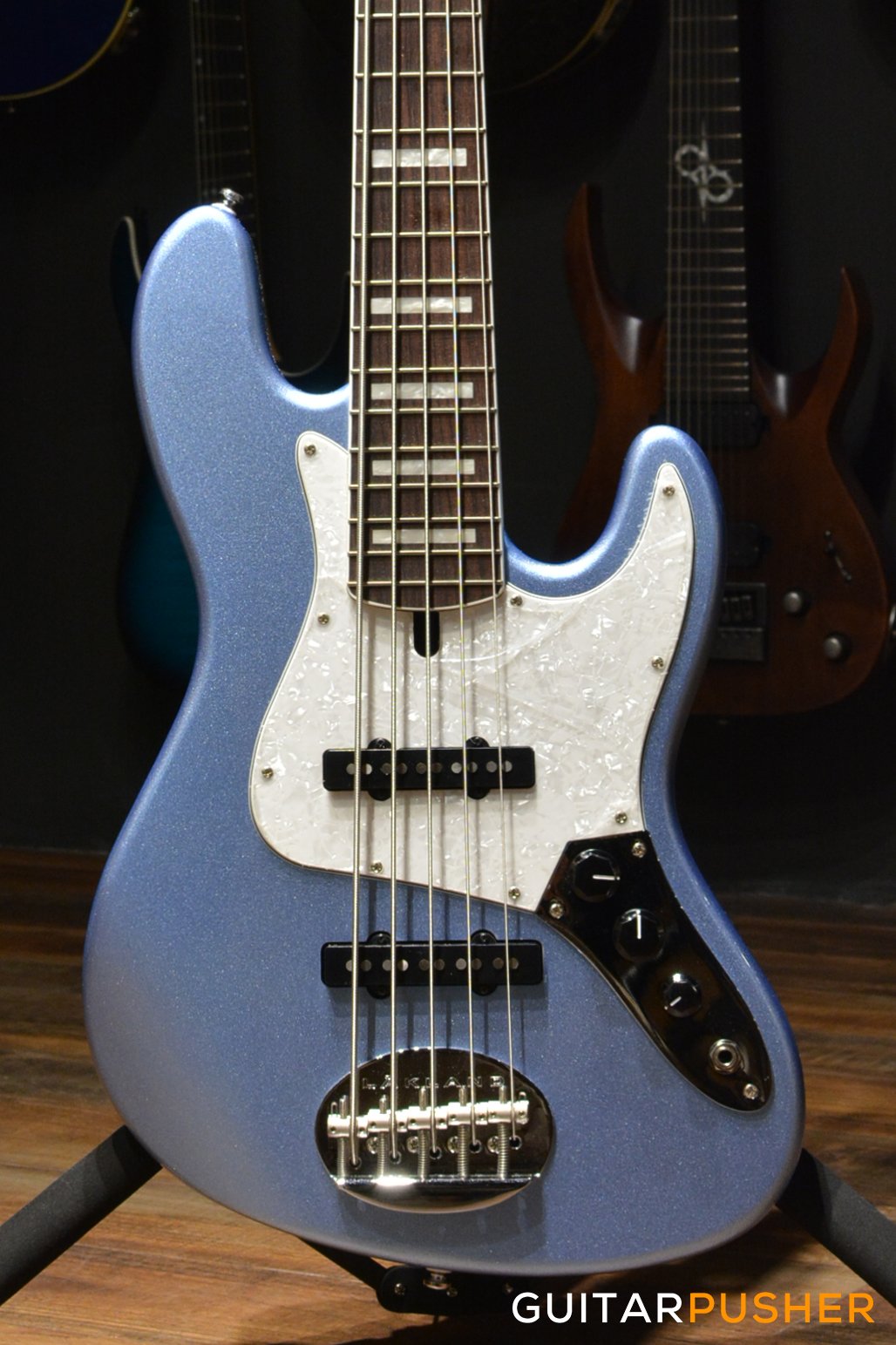 Lakland Skyline Series 55-60 "Vintage J" Custom 5-String Jazz Bass (Lake Placid Blue)