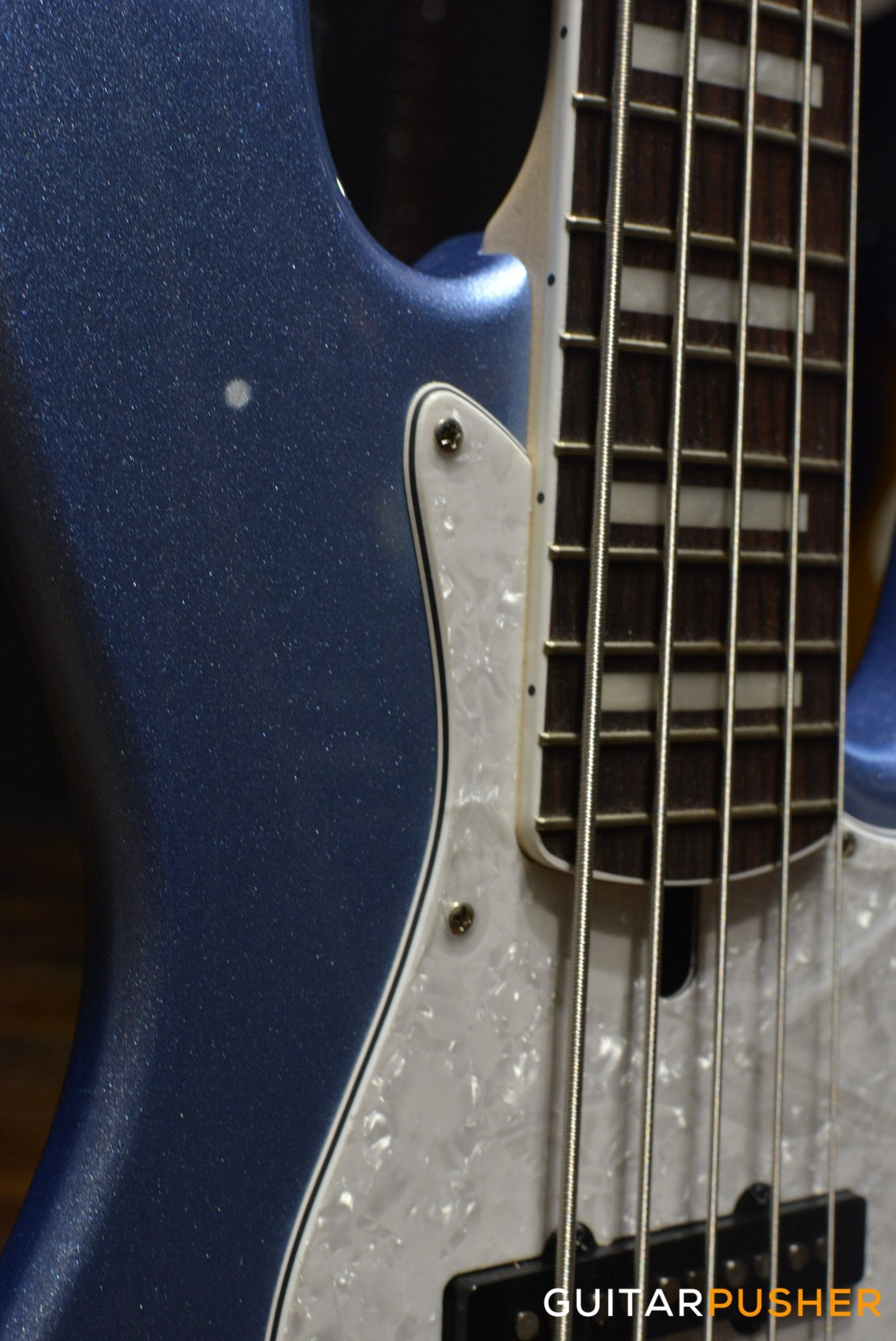 Lakland Skyline Series 55-60 "Vintage J" Custom 5-String Jazz Bass (Lake Placid Blue)