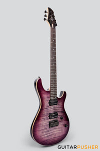 Leeky R-Series R25 Electric Guitar (Flamed Maple Top/Rosewood Fingerboard) - Violet Burst