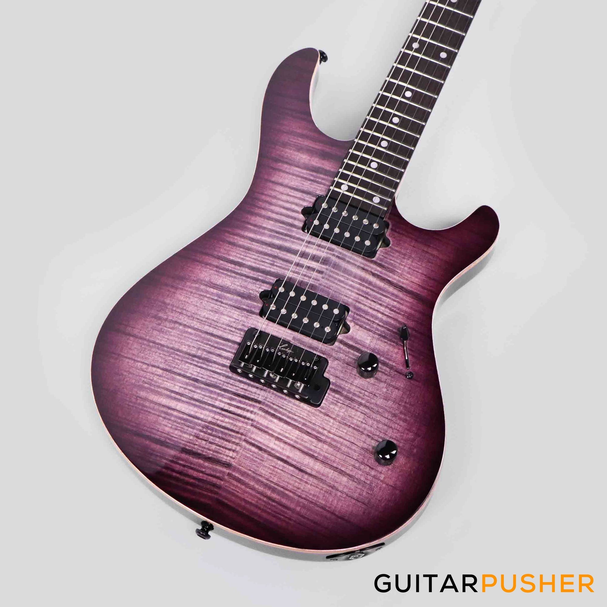 Leeky R-Series R25 Electric Guitar (Flamed Maple Top/Rosewood Fingerboard) - Violet Burst