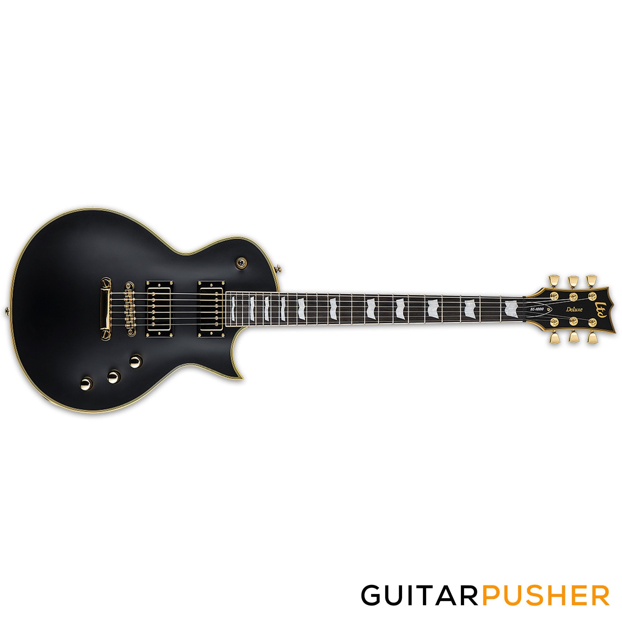 LTD EC-1000 Duncan Singlecut Electric Guitar w/ Seymour Duncan '59/JB Humbucker Pickups - Vintage Black