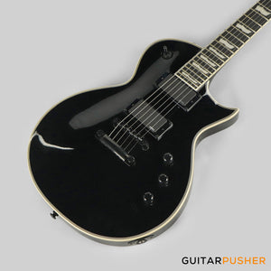 LTD EC-401 Singlecut Electric Guitar w/ EMG 60/81 Humbucker Pickups - Black