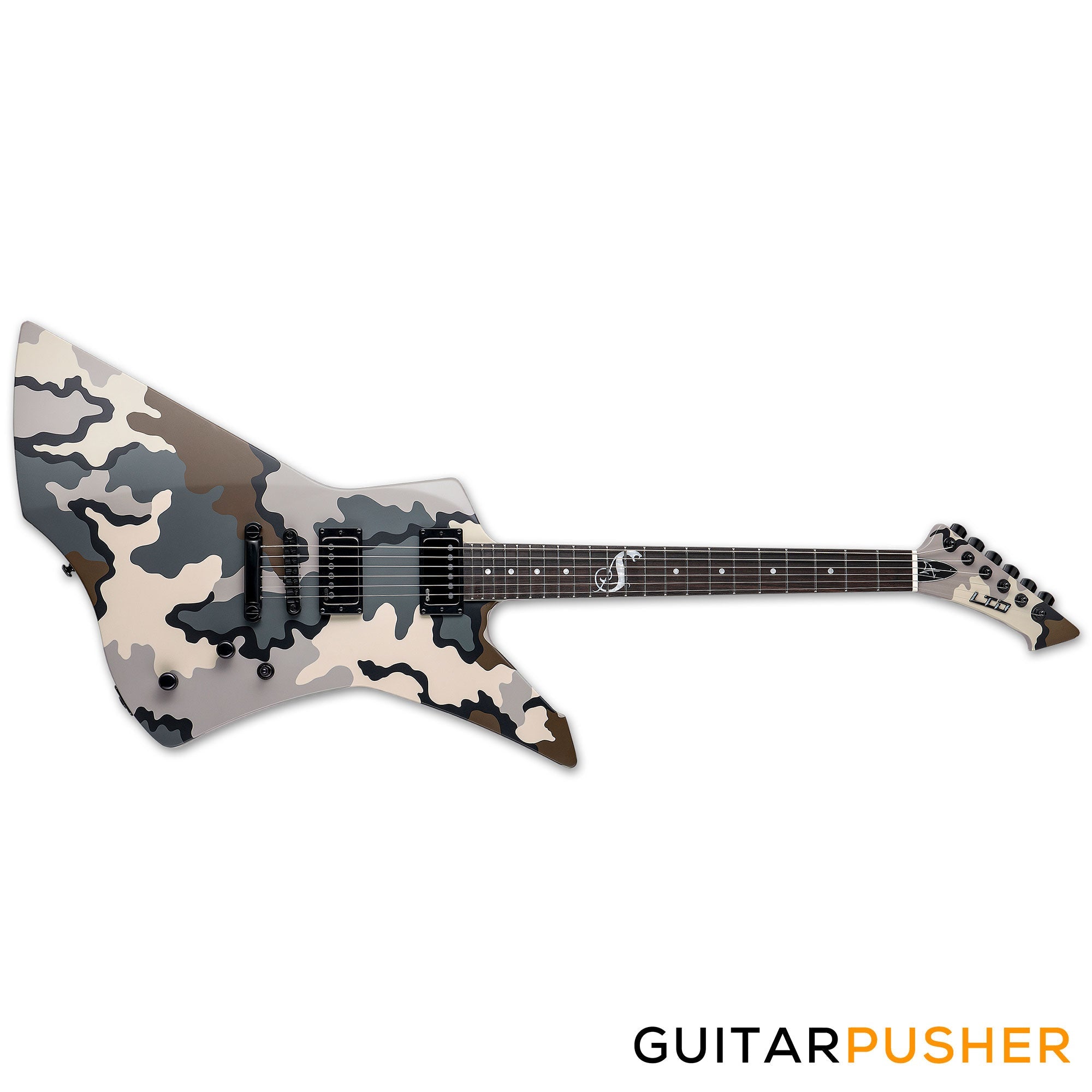 LTD James Hetfield Signature Snakebyte Camo Electric Guitar - Kuiu Camo Satin