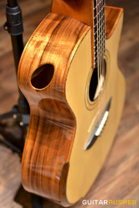 Maestro Custom Series Singa-K CSB A FF All-Solid Wood Adirondack Spruce/Pacific Koa Fanned Fret Acoustic Guitar