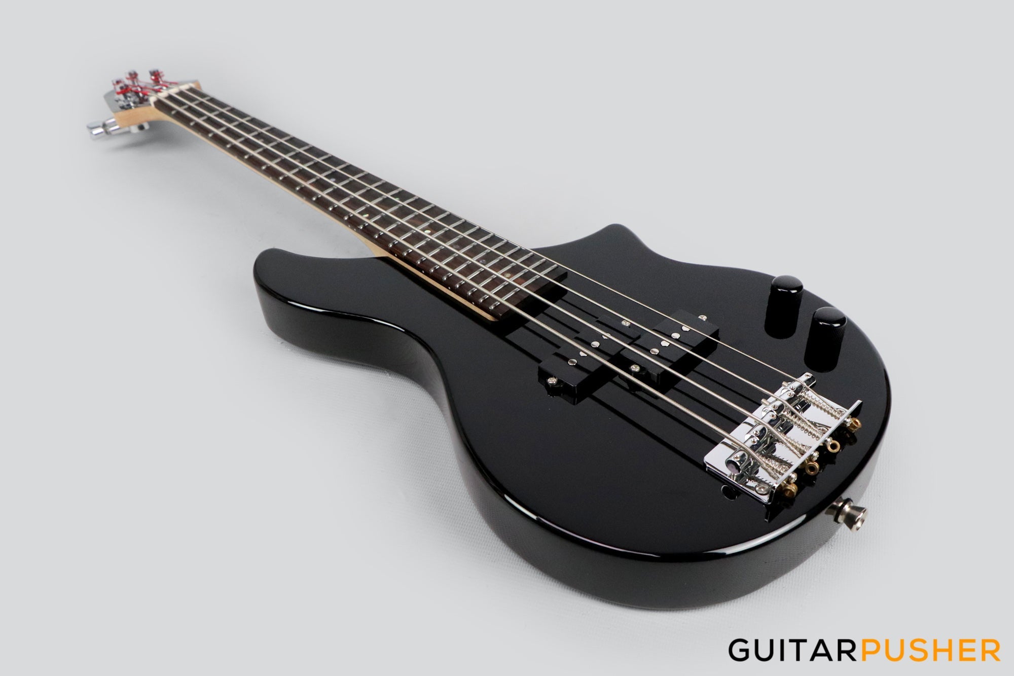 Tiny Boy Bass Monotone-2 Line Series 4-String PB Bass with Gigbag - Black