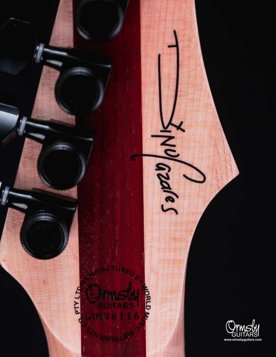 Ormsby RUN 13 - DC GTR Artist Series Dino Cazares Signature 7-String Multiscale Electric Guitar Blood Camo