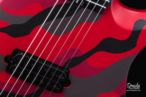 Ormsby RUN 13 - DC GTR Artist Series Dino Cazares Signature 6-String Multiscale Electric Guitar Blood Camo