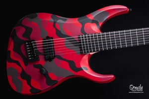 Ormsby RUN 13 - DC GTR Artist Series Dino Cazares Signature 7-String Multiscale Electric Guitar Blood Camo