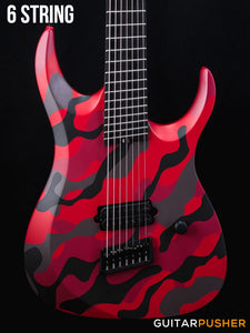 Ormsby RUN 13 - DC GTR Artist Series Dino Cazares Signature 7-String Multiscale Electric Guitar Blood Camo