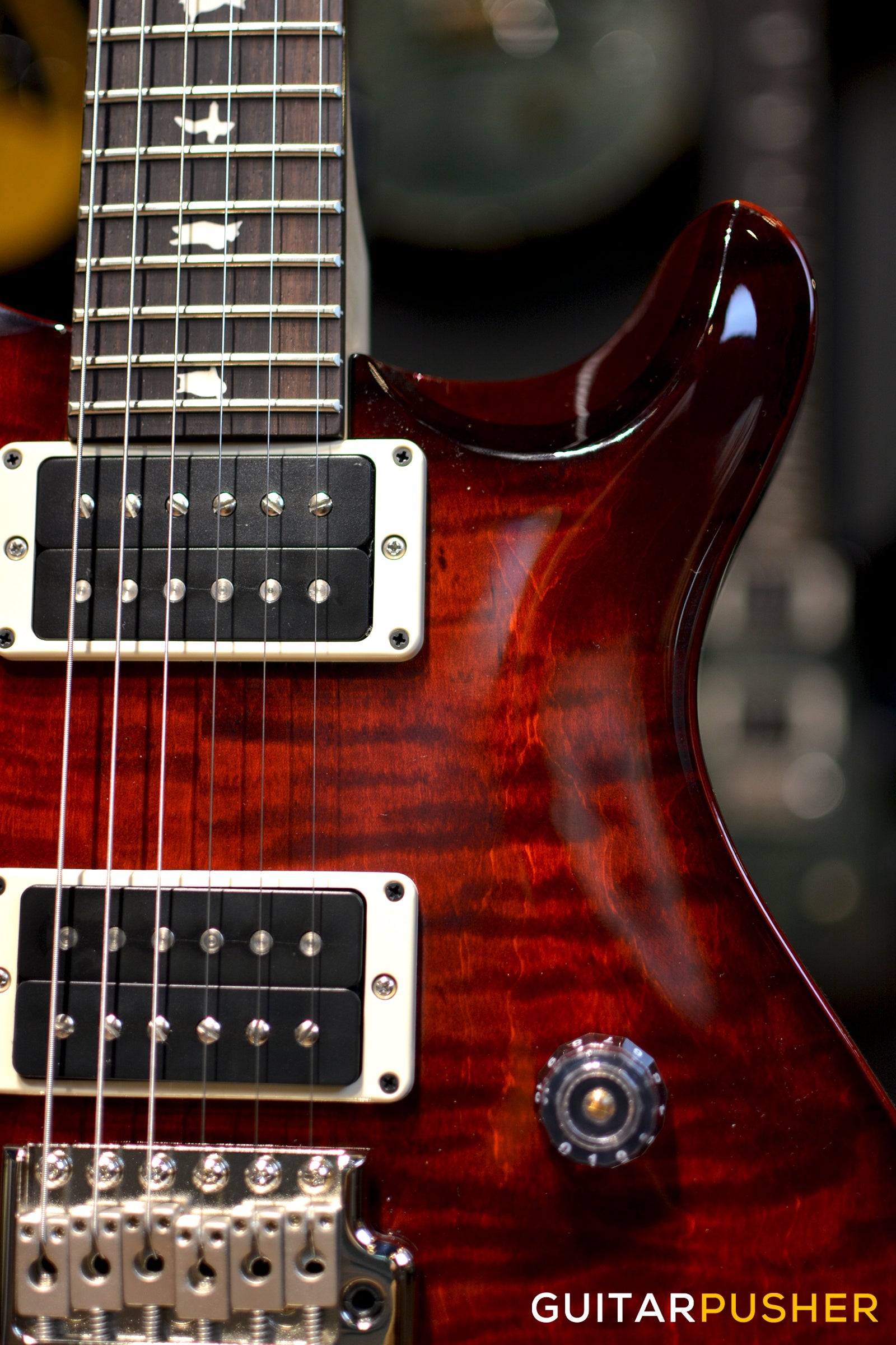 PRS Guitars USA Bolt-On CE 24 Fire Red Burst