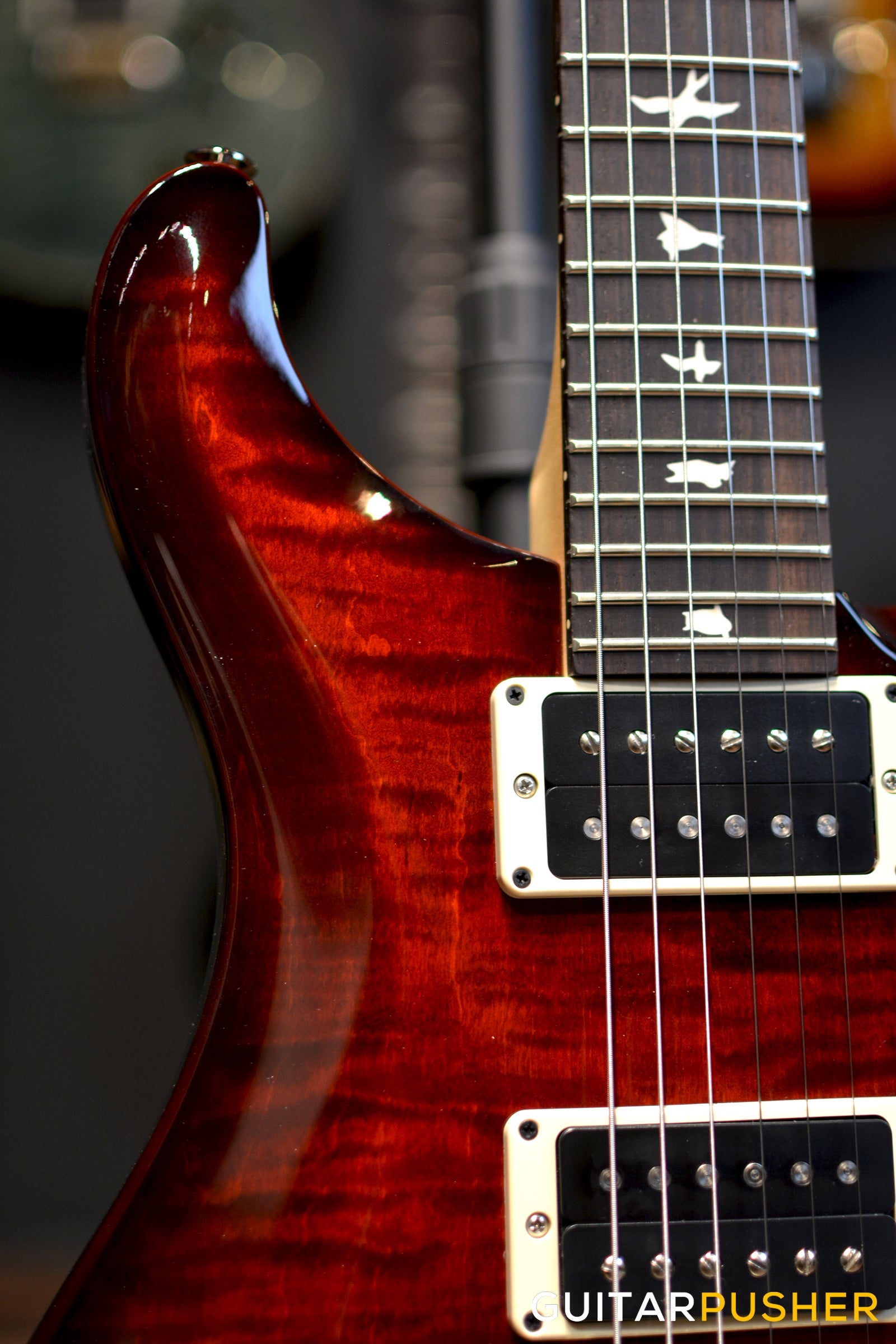 PRS Guitars USA Bolt-On CE 24 Fire Red Burst