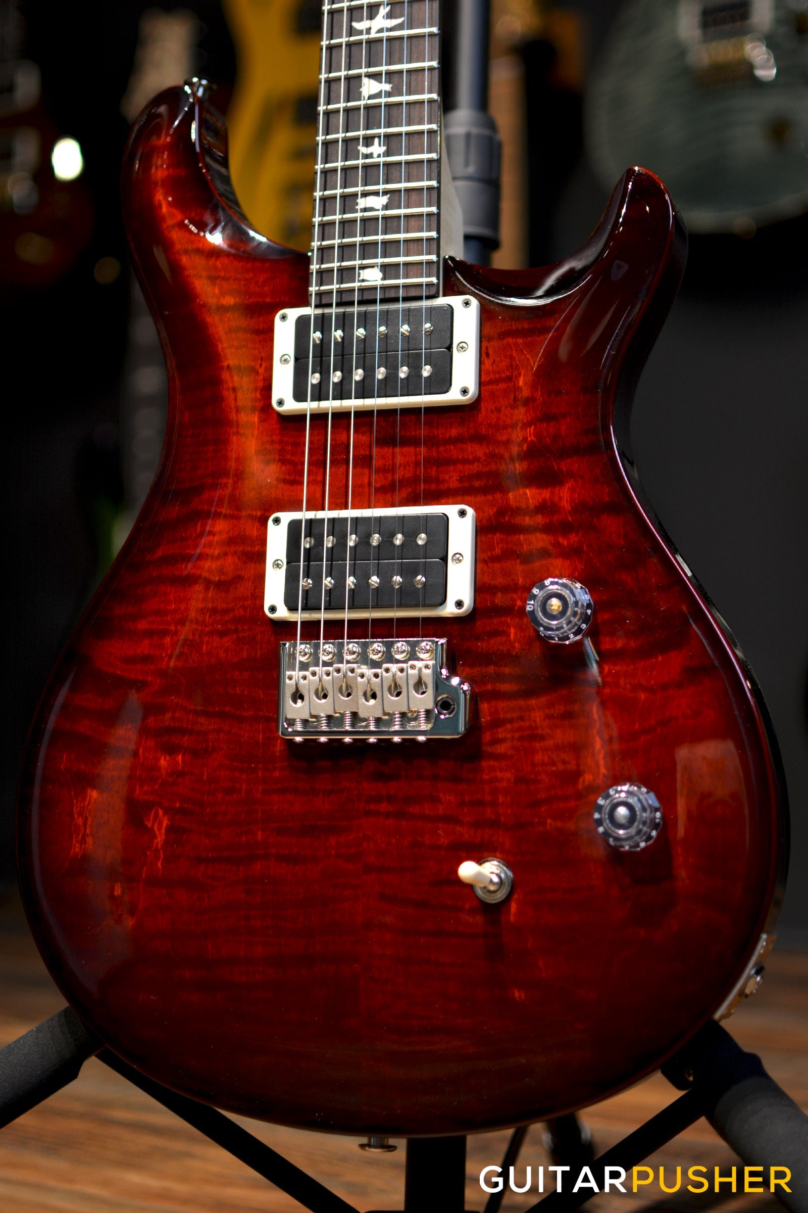 PRS Guitars USA Bolt-On CE 24 Fire Red Burst