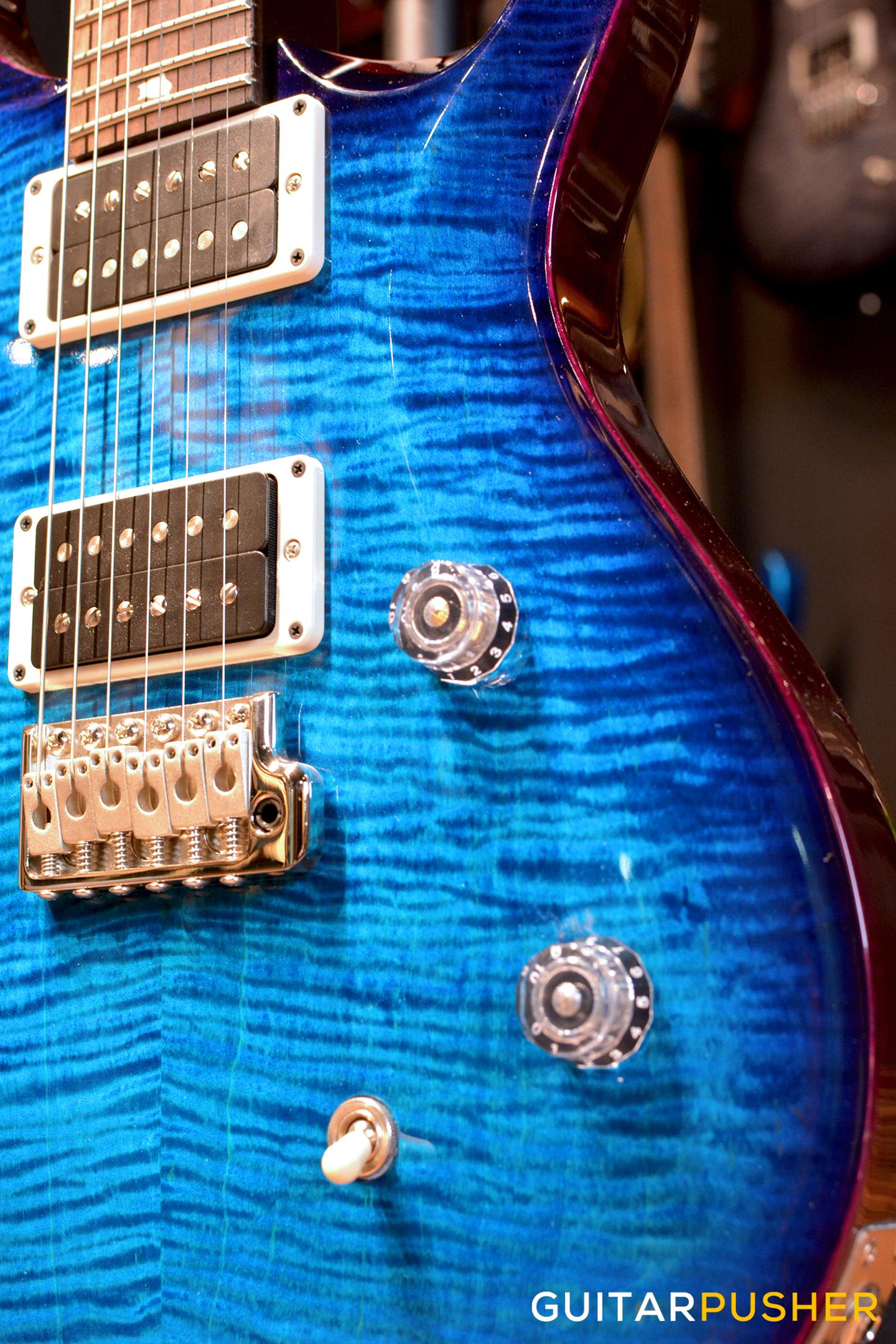 PRS Guitars USA Bolt-On CE 24 Semi-Hollow Blue Matteo Smokeburst