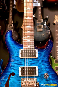 PRS Guitars USA Bolt-On CE 24 Semi-Hollow Blue Matteo Smokeburst