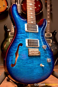 PRS Guitars USA Bolt-On CE 24 Semi-Hollow Blue Matteo Smokeburst