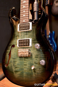 PRS Guitars USA Bolt-On CE 24 Semi-Hollow Faded Green Smokeburst