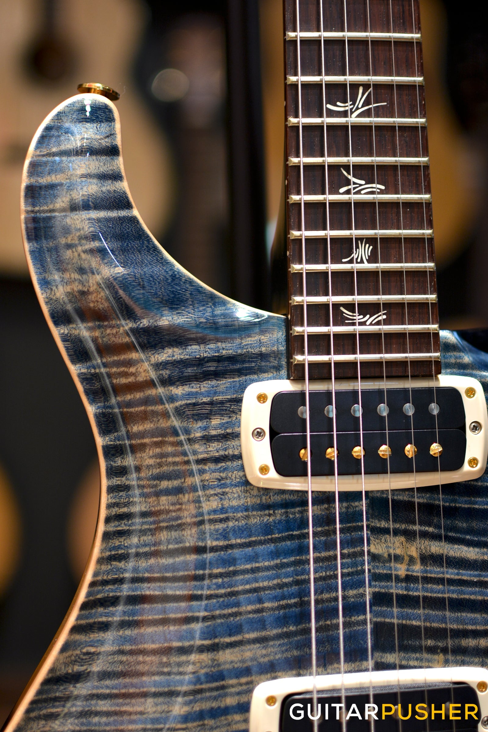 PRS Guitars USA Paul's Guitar Faded Whale Blue 10-Top