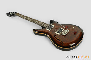 PRS Guitars SE Custom 22 Semi-Hollow Electric Guitar (Black Gold Burst)