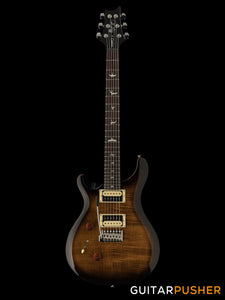 PRS Guitars SE Custom 24 Electric Guitar (Black Gold Burst) - LEFT HAND