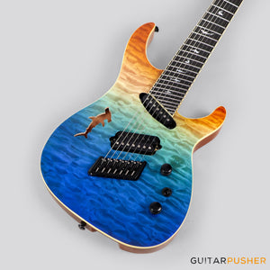 Ormsby Run 7 SX GTR "Shark" 7-String Multiscale Electric Guitar - Ocean Dream