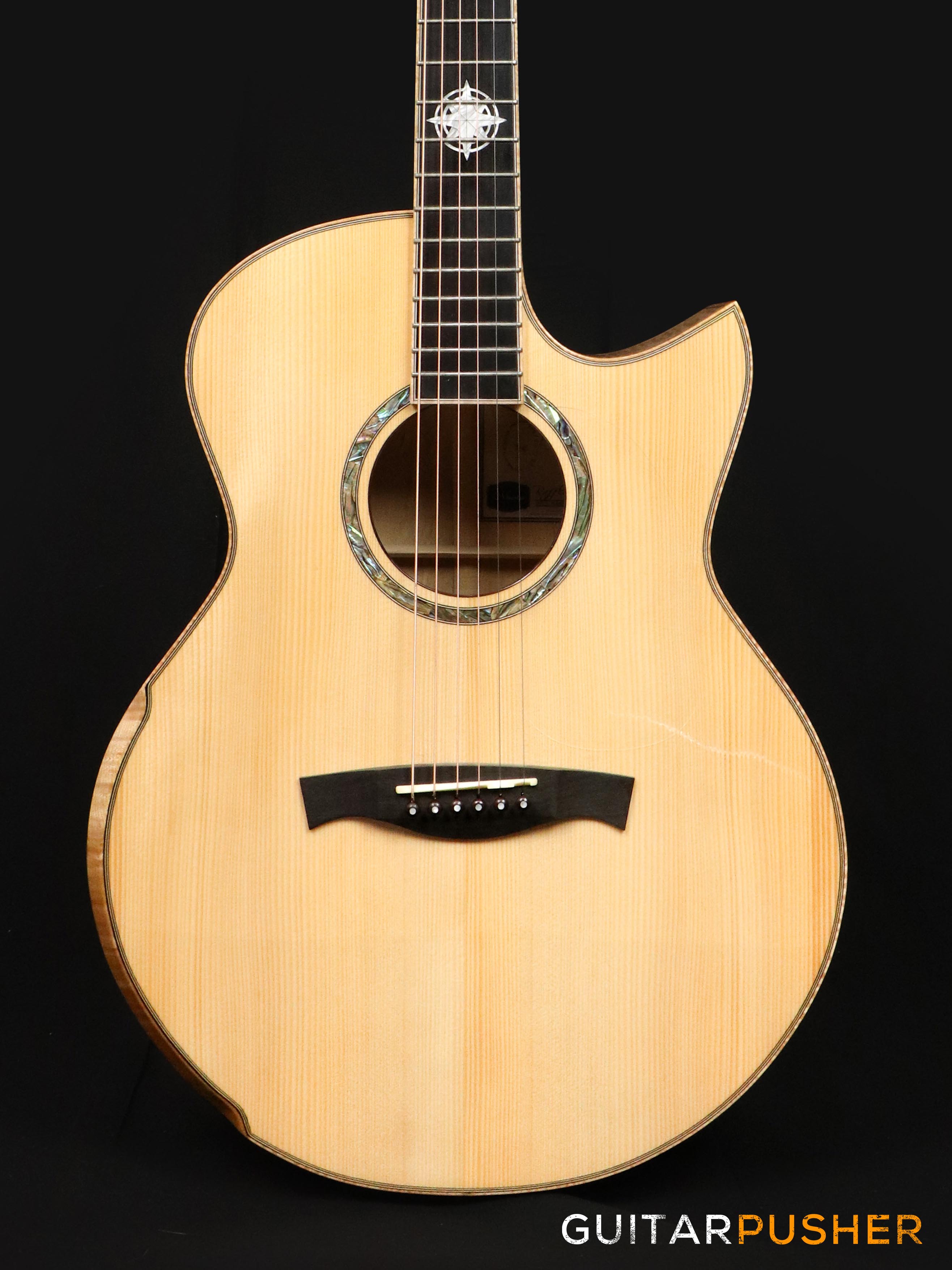 Maestro Custom Series Raffles-FM CSB A Adirondack Spruce/Flamed Maple