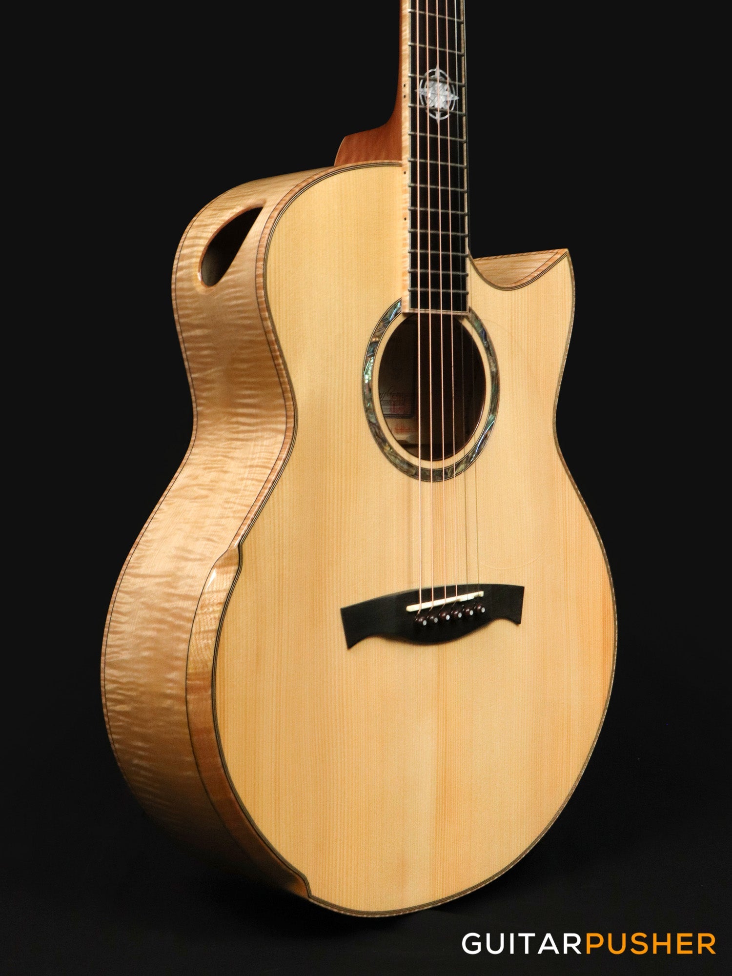 Maestro Custom Series Raffles-FM CSB A Adirondack Spruce/Flamed Maple