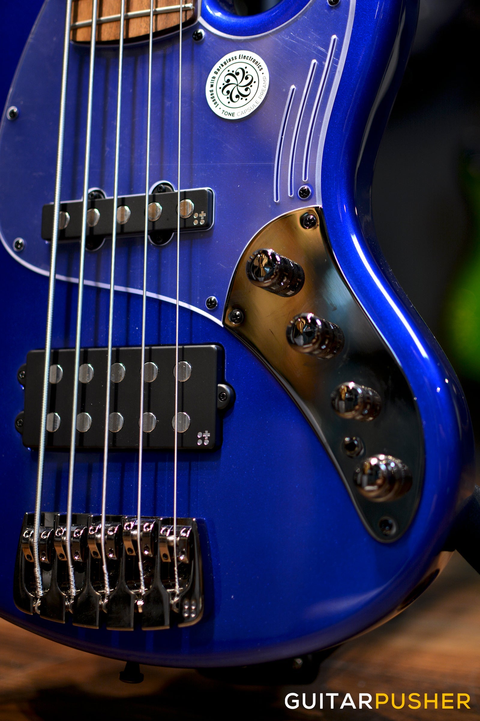 Sandberg California Grand Dark 5-String J-MM Bass - San Remo Blue