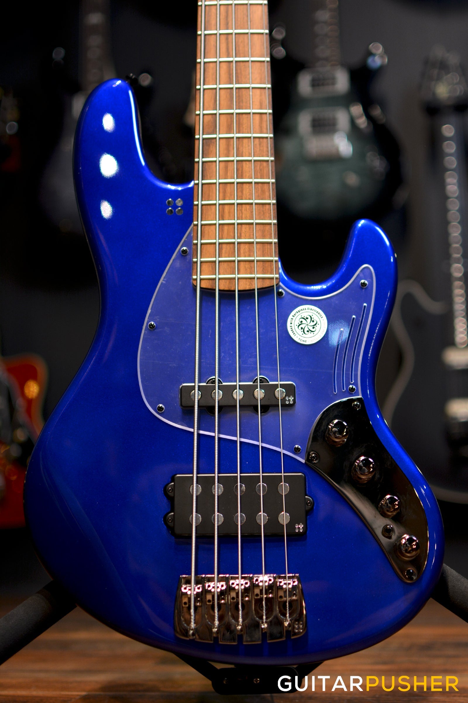 Sandberg California Grand Dark 5-String J-MM Bass - San Remo Blue