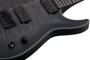 Schecter Artist Model Keith Merrow KM-7 7-String Electric Guitar (Trans Black Burst Satin)