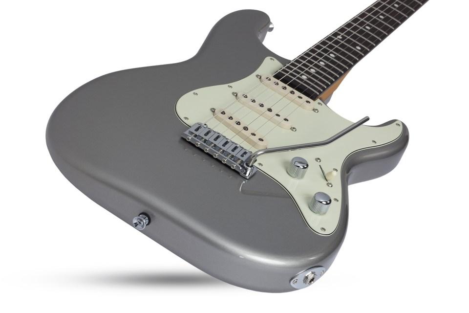 Schecter USA Nick Johnston Signature Stratocaster (Atomic Silver)