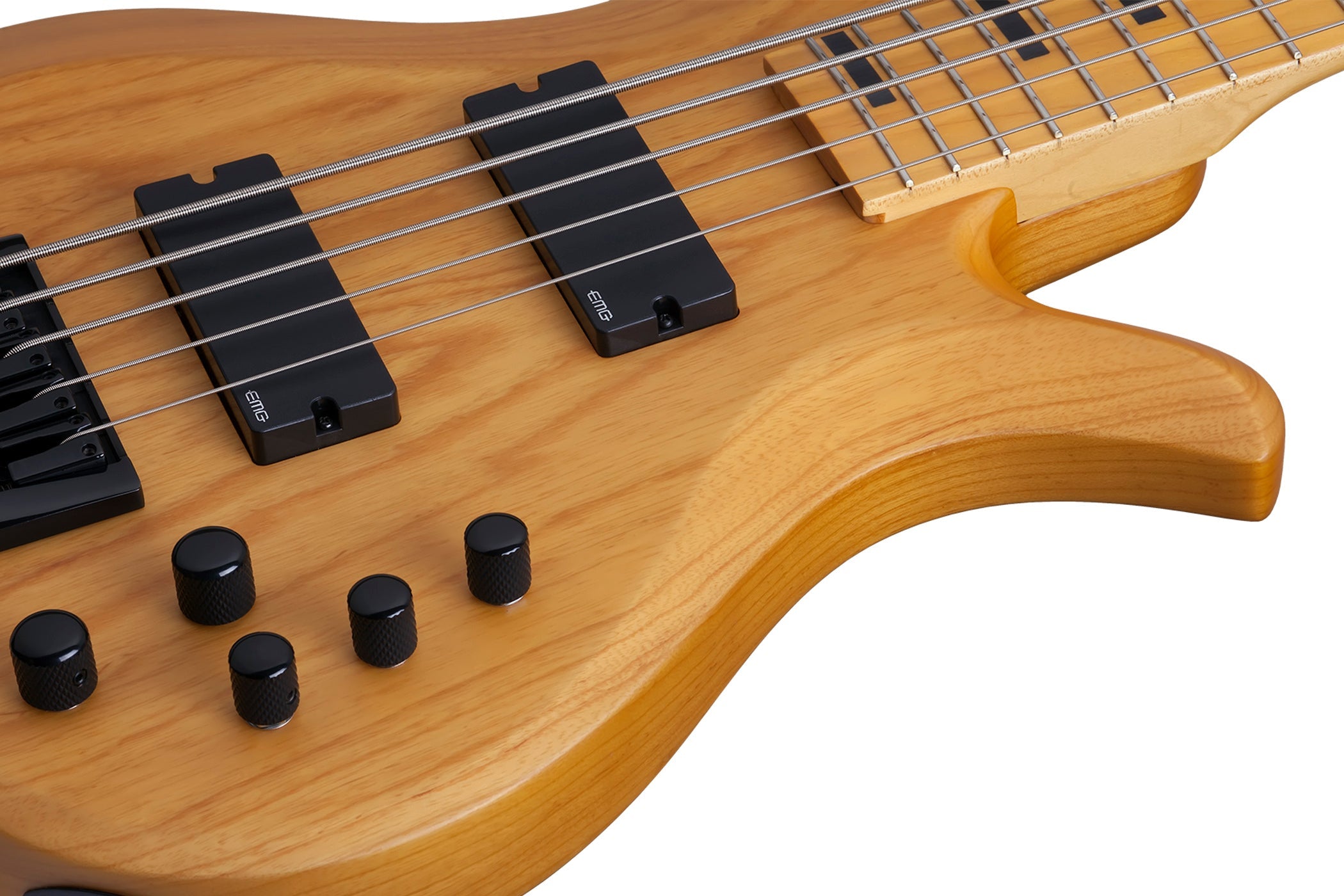 Schecter Session Series Riot-5 5-String Bass (Aged Natural Satin)