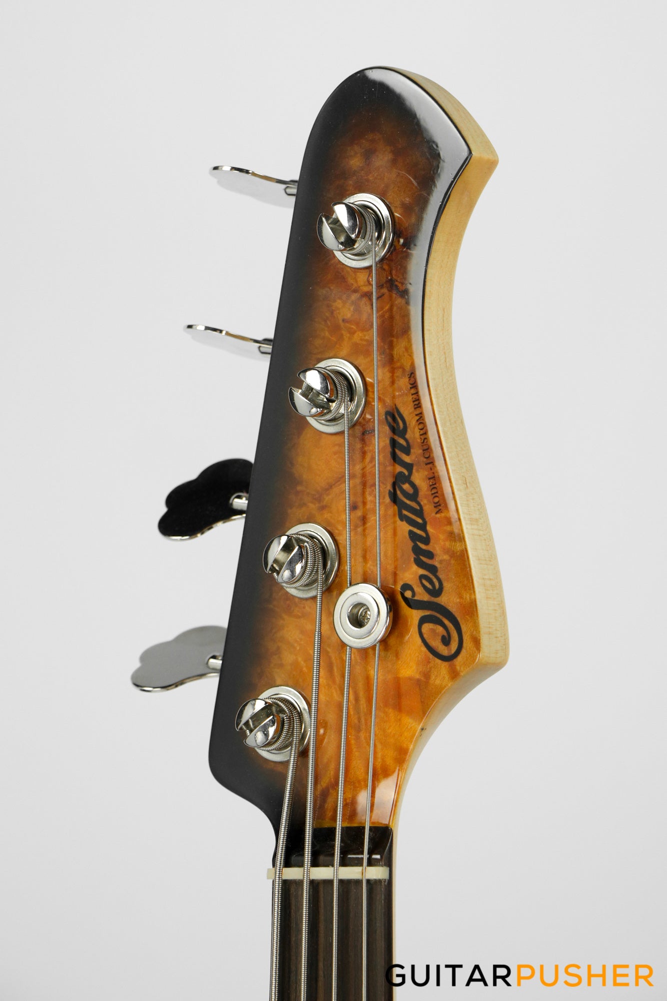 Semitone Custom JB-Style 4-String Bass Alder Body Rosewood Fingerboard - Burl Sunburst