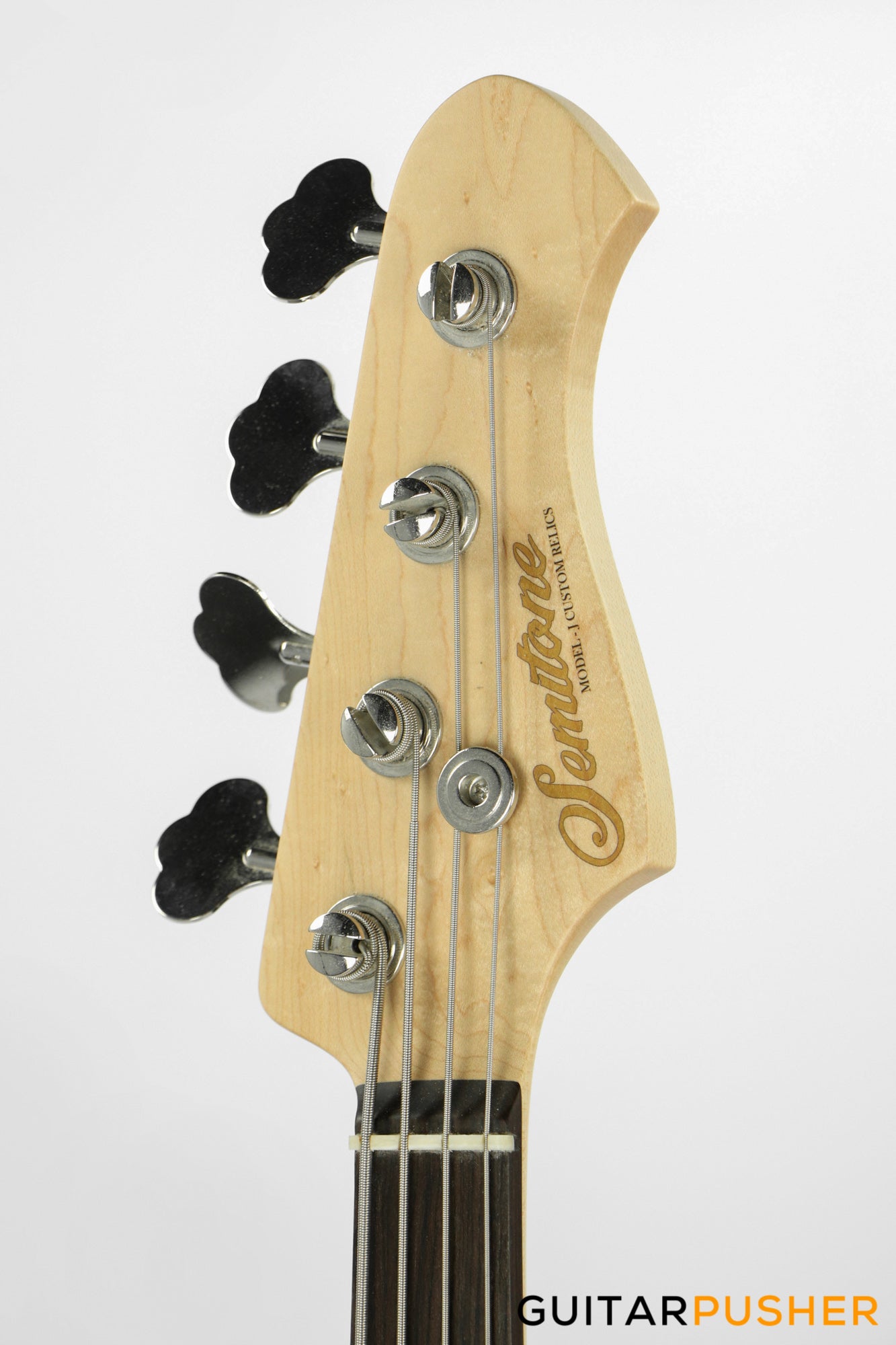 Semitone Custom JB-Style 4-String Bass Okoume Body Rosewood Fingerboard - Heavy Relic Sunburst