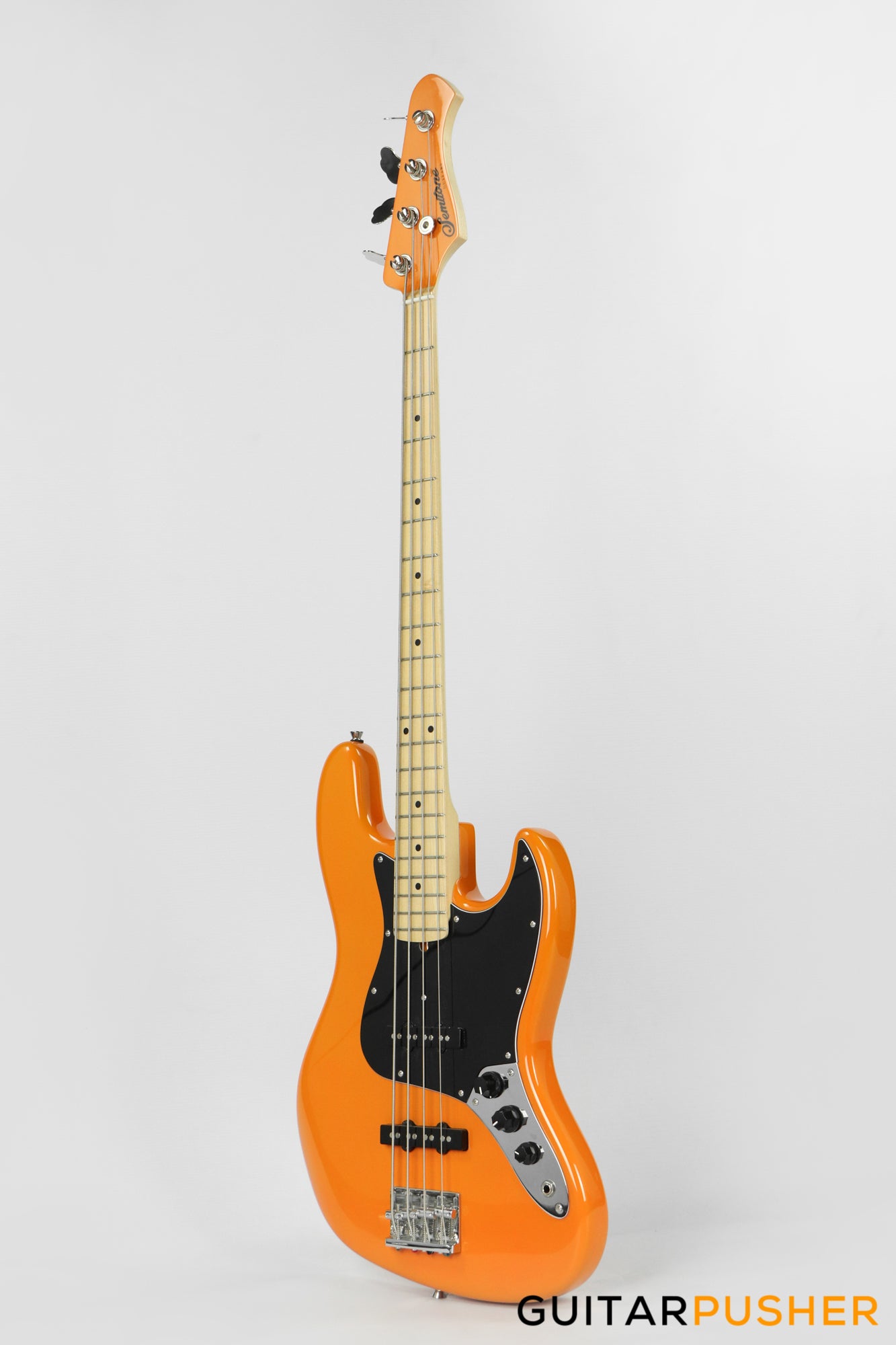 Semitone Custom JB-Style 4-String Bass Alder Body Maple Fingerboard - Yellow