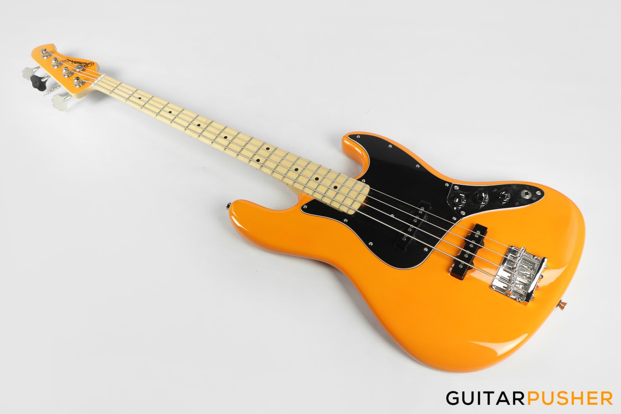 Semitone Custom JB-Style 4-String Bass Alder Body Maple Fingerboard - Yellow