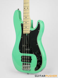 Semitone Custom MMP Active P-Style 4-String Bass Alder Body Maple Fingerboard - Mint Green