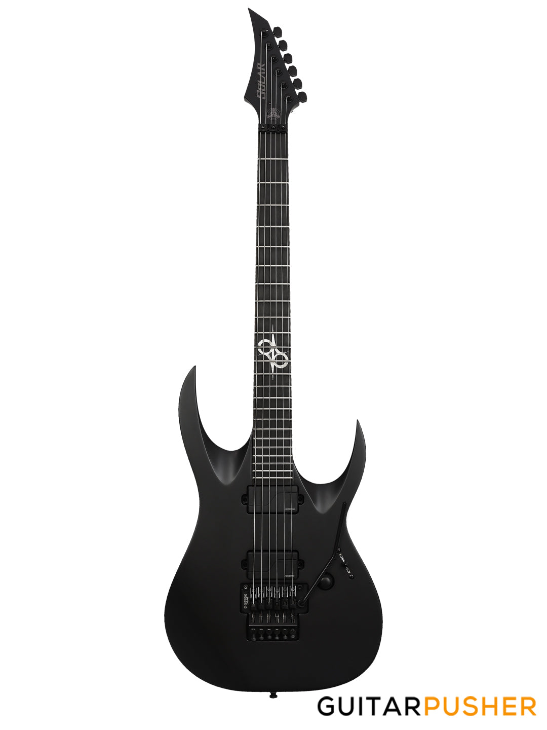 Solar Guitars A1.6Coroner Carbon Black Matte Electric Guitar w/ Fishman Fluence Modern Pickups