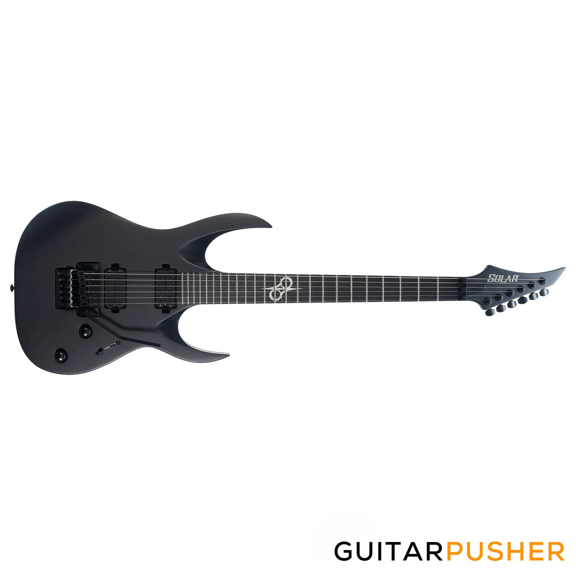 Solar Guitars A1.6FRC Carbon Black Matte Electric Guitar