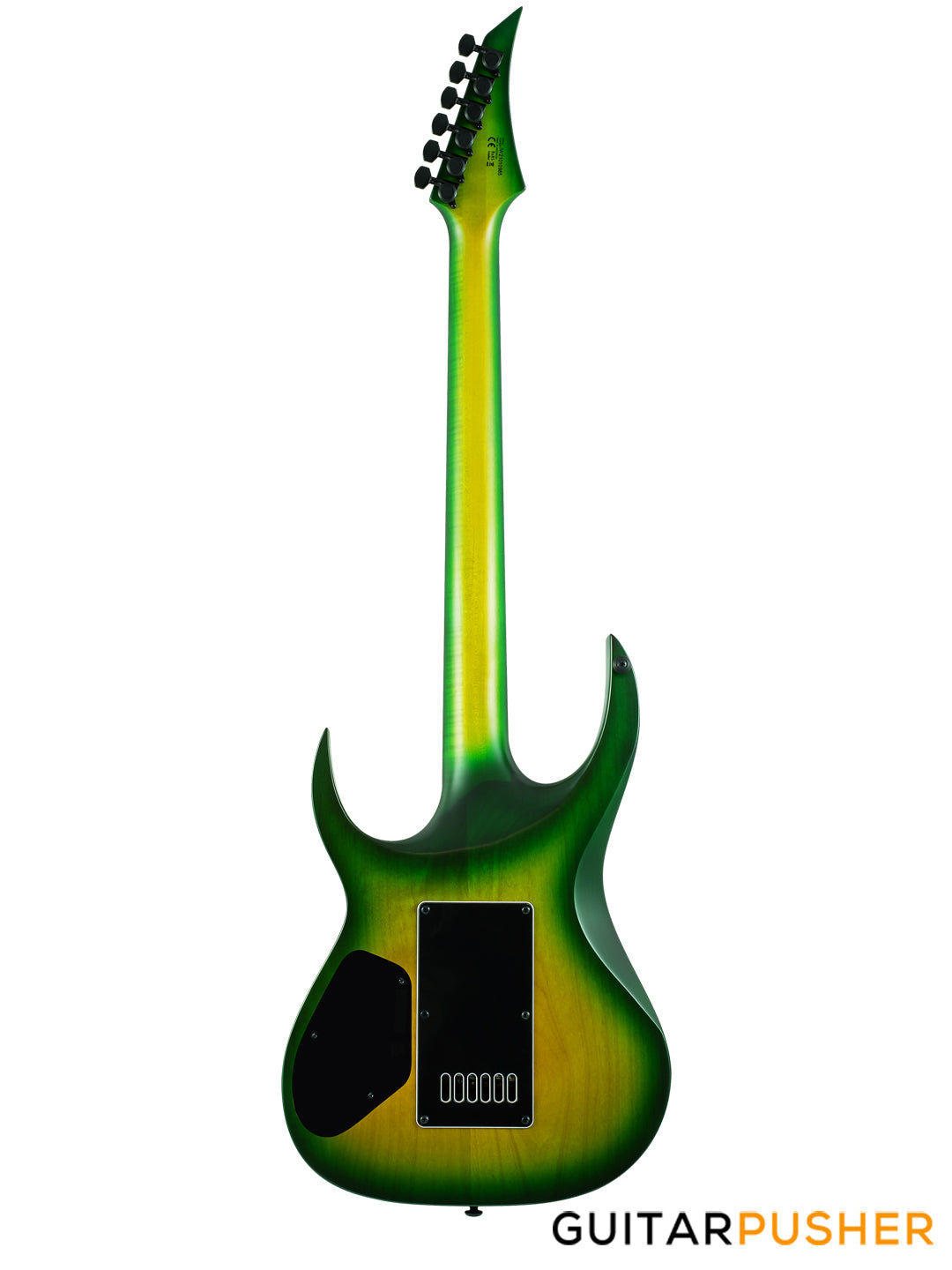 Solar Guitars A1.6LB Flame Lime Burst Electric Guitar w/ Evertune Bridge