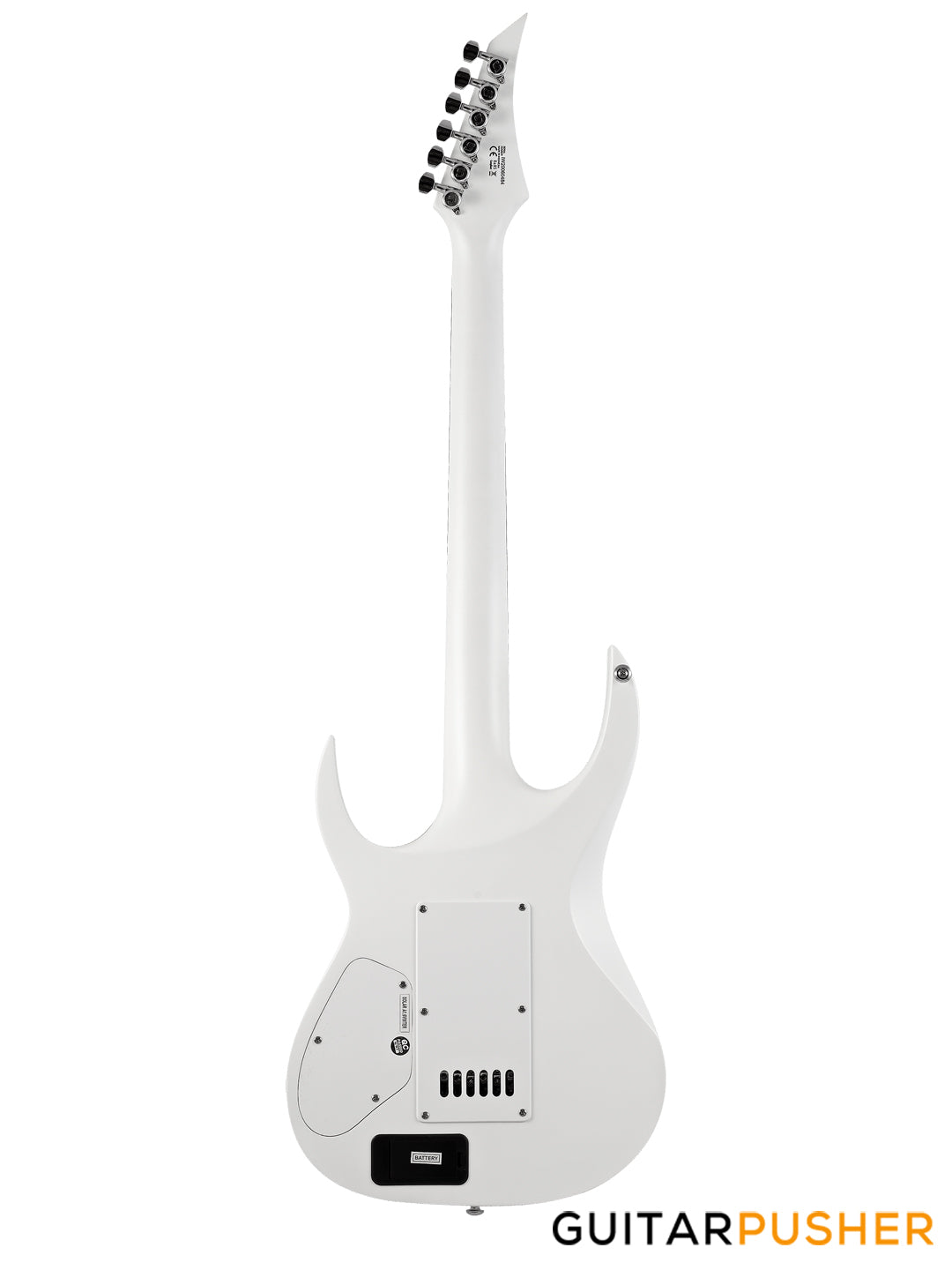 Solar Guitars A1.6Vinter Pearl White Matte Electric Guitar w/ Fishman Fluence Modern Pickups & Evertune Bridge