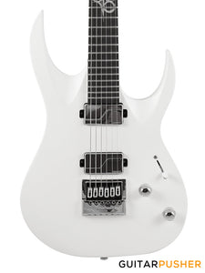 Solar Guitars A1.6Vinter Pearl White Matte Electric Guitar w/ Fishman Fluence Modern Pickups & Evertune Bridge