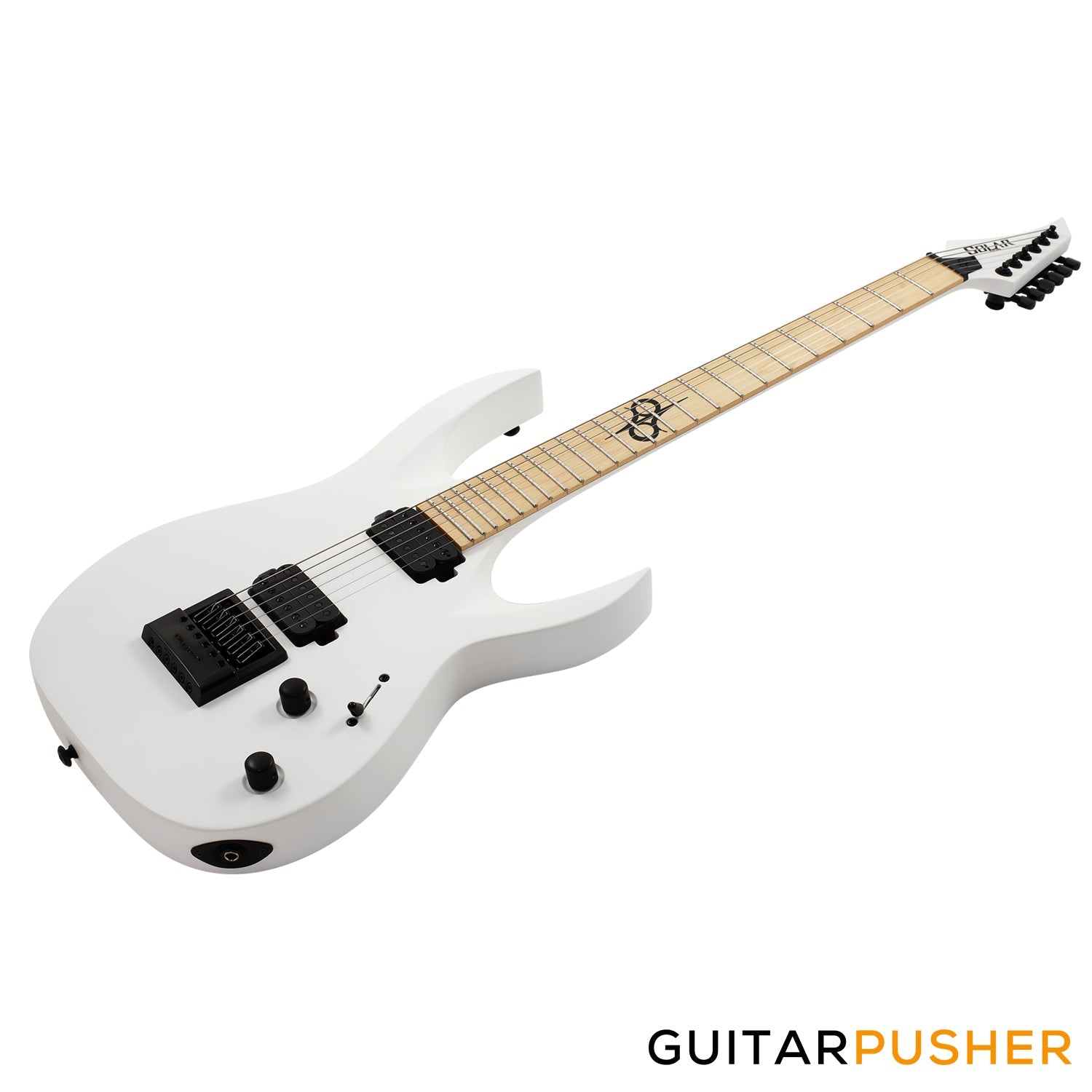 Solar Guitars A1.6W White Matte Electric Guitar w/ Evertune Bridge