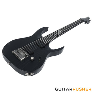 Solar Guitars A1.7BD Artist LTD Black Open Pore/Distressed 7-String Electric Guitar with Evertune Bridge