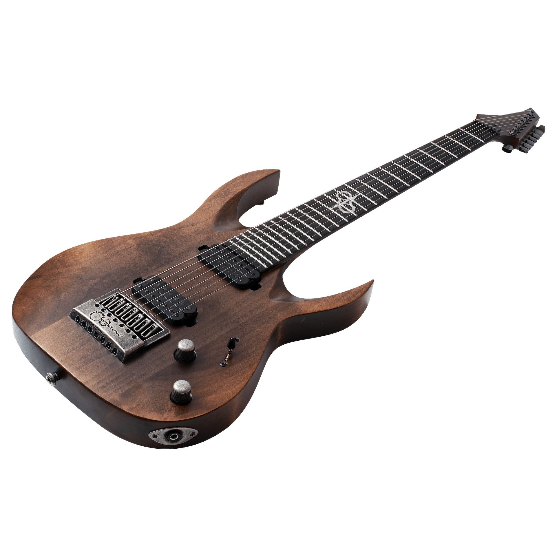 Solar Guitars A1.7D LTD Aged Natural Matte/Distressed 7-String Electric Guitar with Evertune Bridge