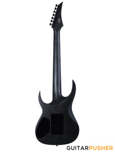 Solar Guitars A1.7FR FB Flame Trans Black Matte 7-String Electric Guitar w/ Floyd Rose 1000